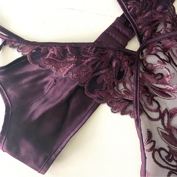 NWOT Coco de Mer Amalie Violet Teddy - Picture 3 of 9